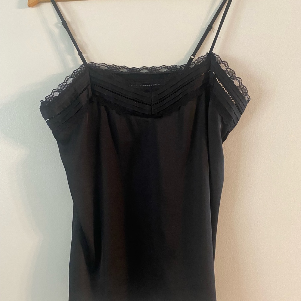 Black Satin Cami